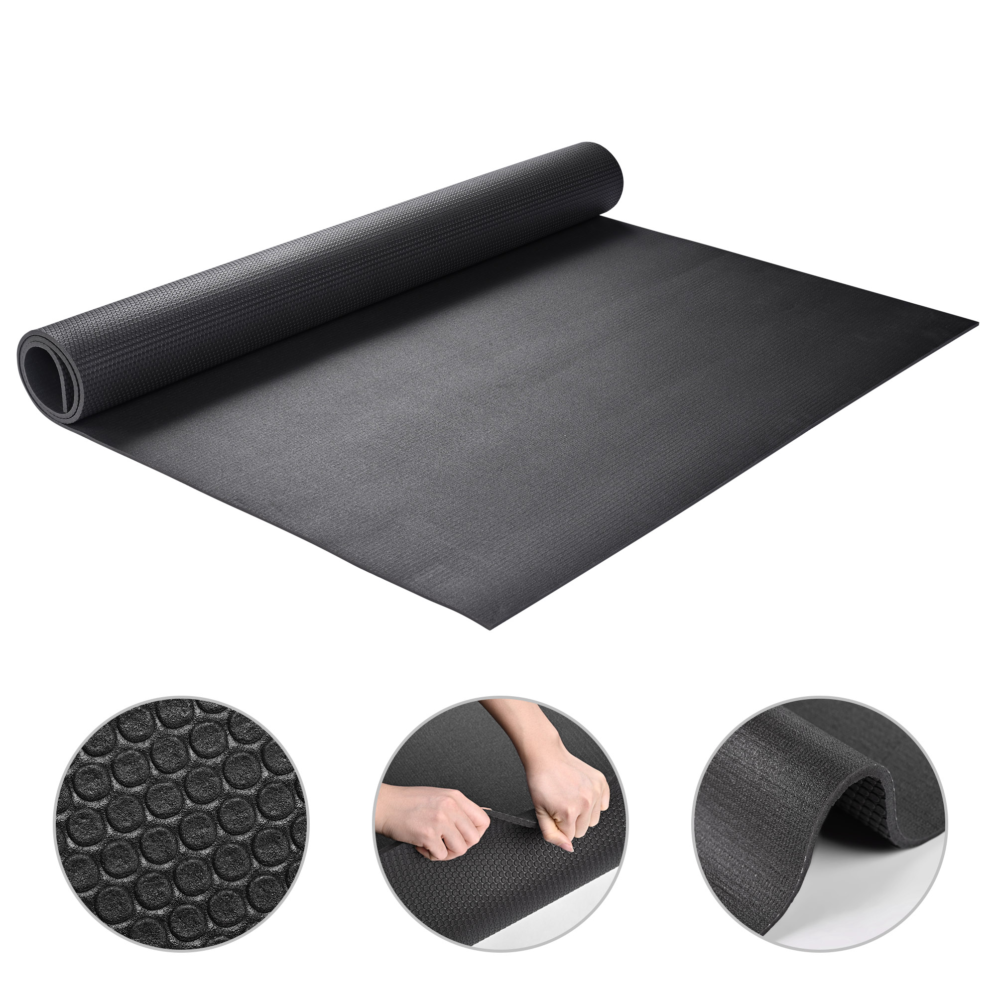 6x4 Ft Extra Large Exercise Mat for Yoga Cardio Workout Home Gym Non