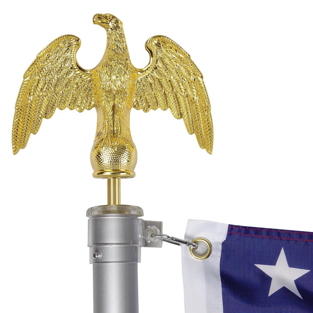 7" Gold Eagle Finial Top for 25FT 20FT 30FT Flag Pole Paint eBay