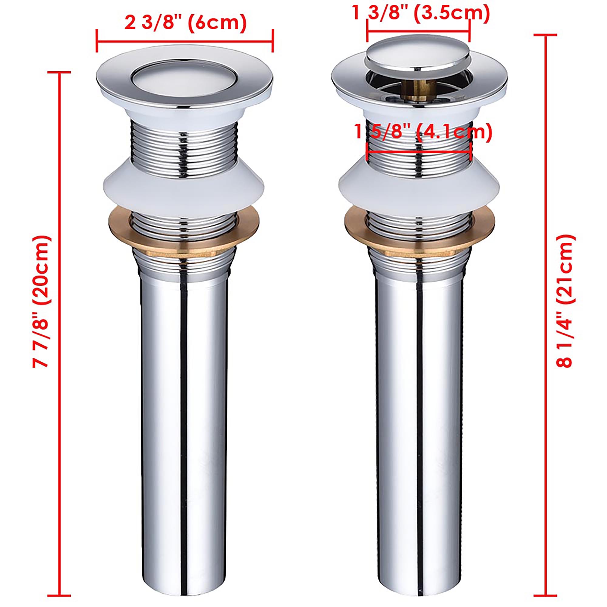 Bathroom Vessel Sink Porcelain Ceramic Basin Vanity Rectangle Pop Up