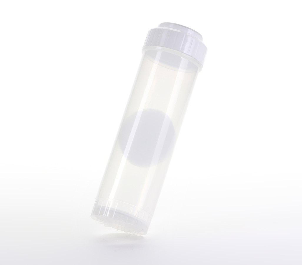 Hydronix EC-2510C Clear Empty Standard Size Water Filter Cartridge, Durable Construction Universal Pre/Post Use 2.5 x 10