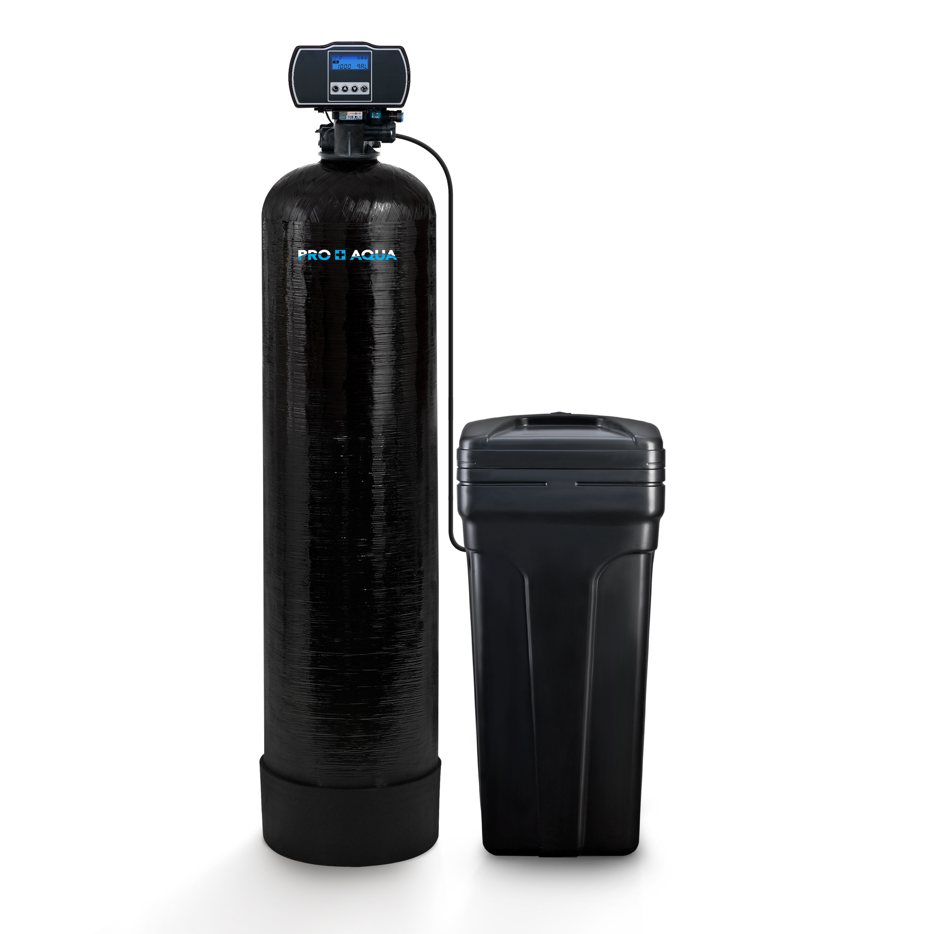 PRO+AQUA Whole House Water Softener High Demand Heavy Duty 80,000 Grain Capacity 1