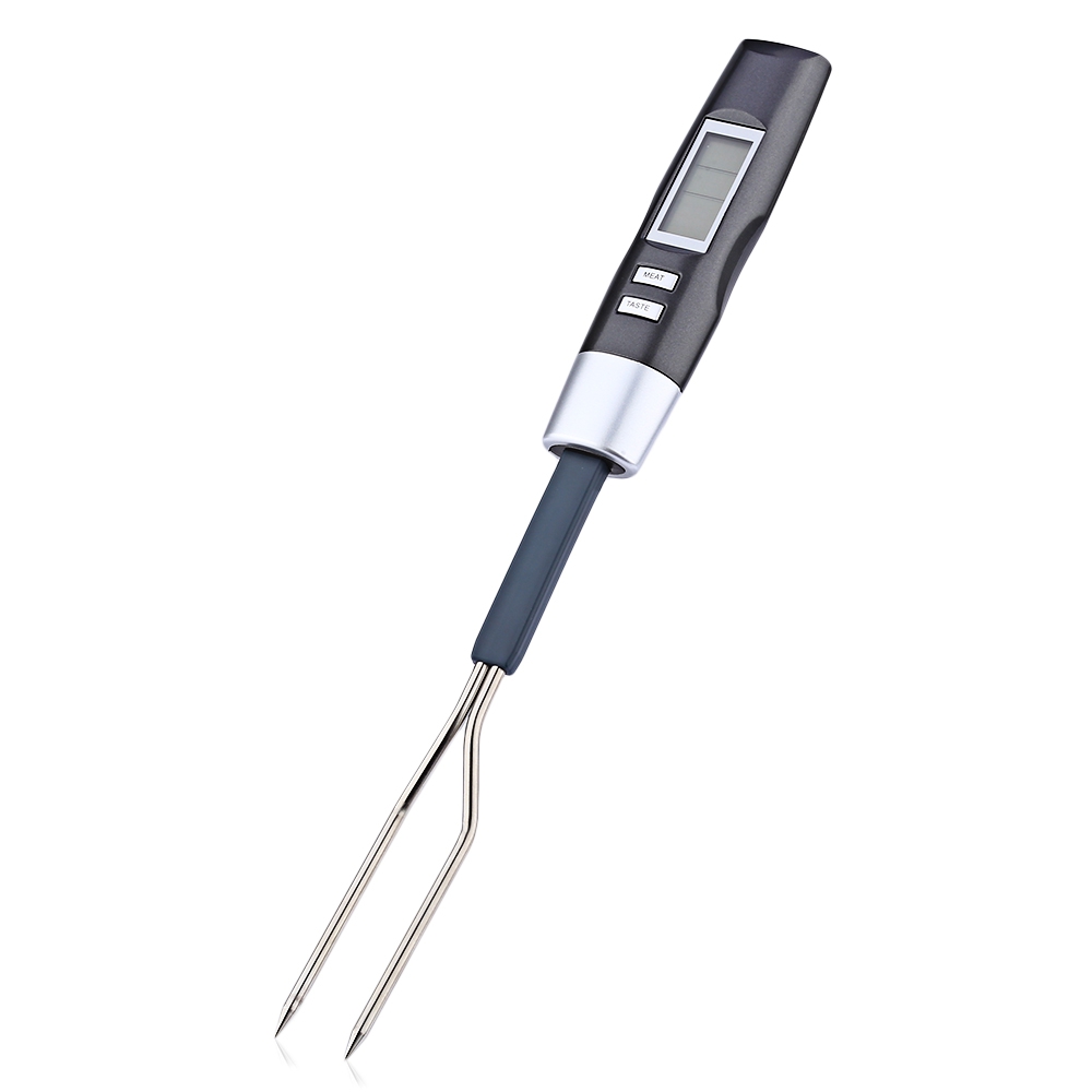 Digital BBQ Electronic Meat Thermometer Barbecue Stainless Steel Fork