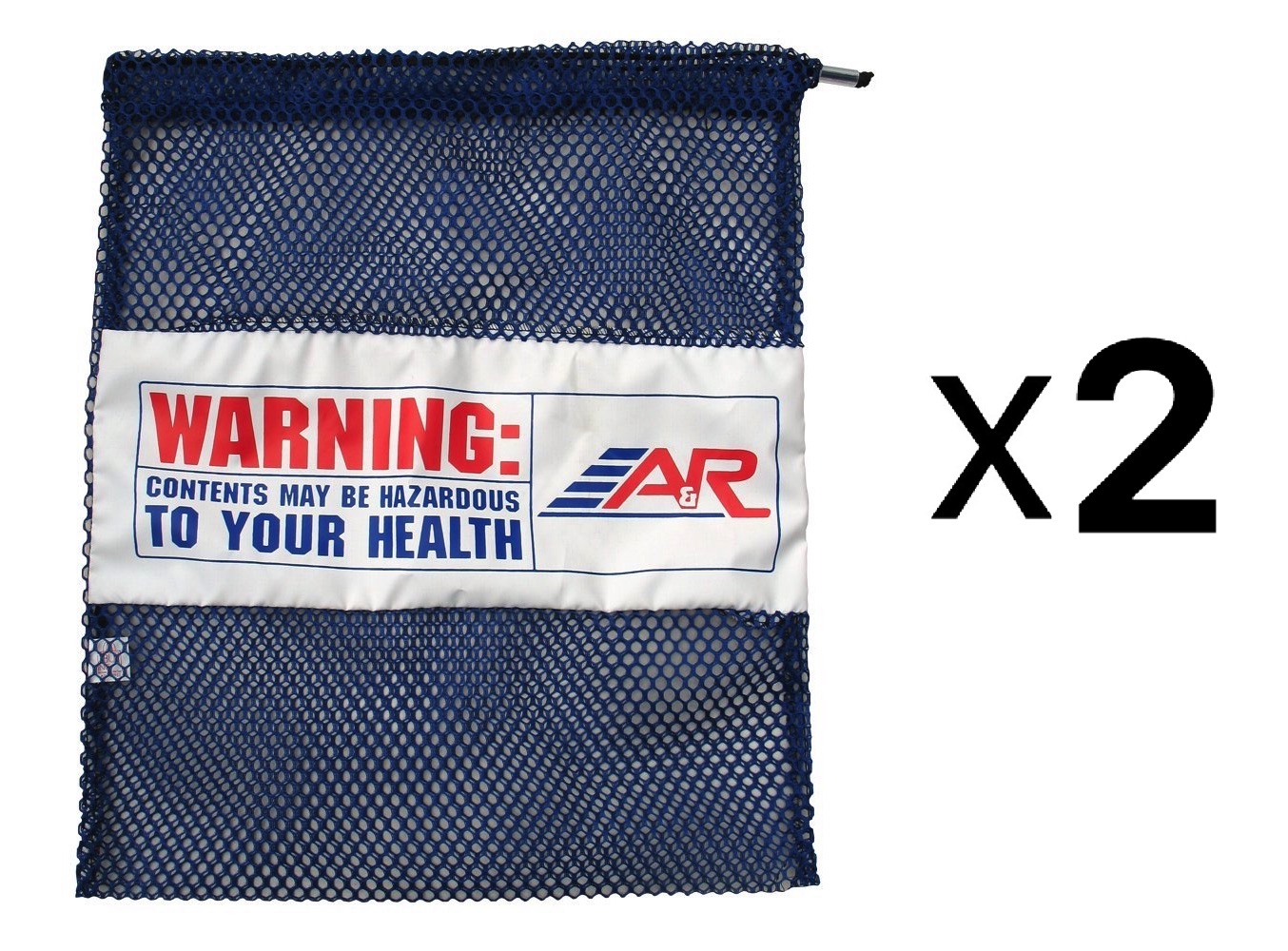 A&R Heavy Duty Pro Ice Hockey Mesh Laundry Bag Durable For Sports Gear