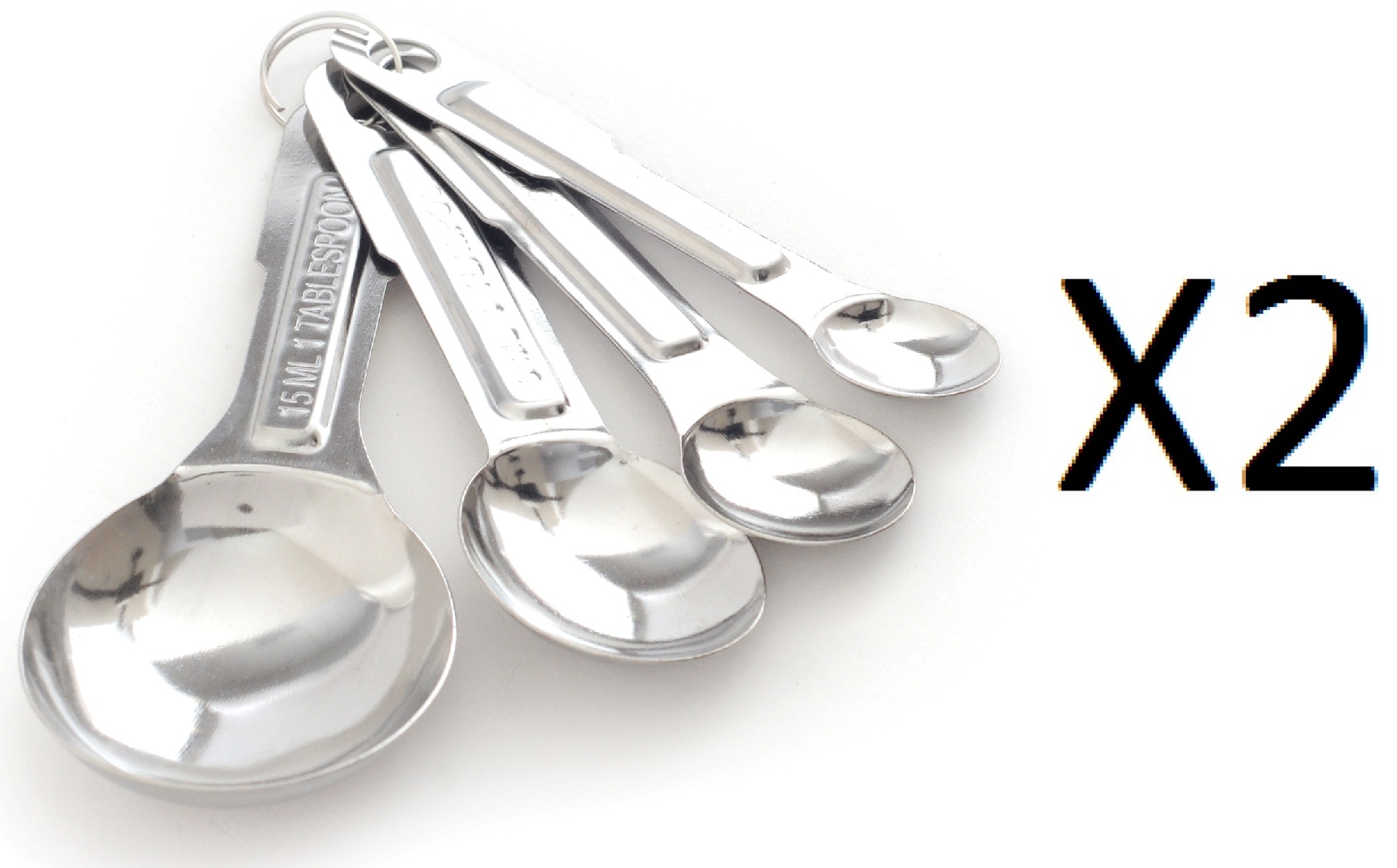 Norpro Stainless Steel 4 Pc Measuring Teaspoon Set Metric Equivalents