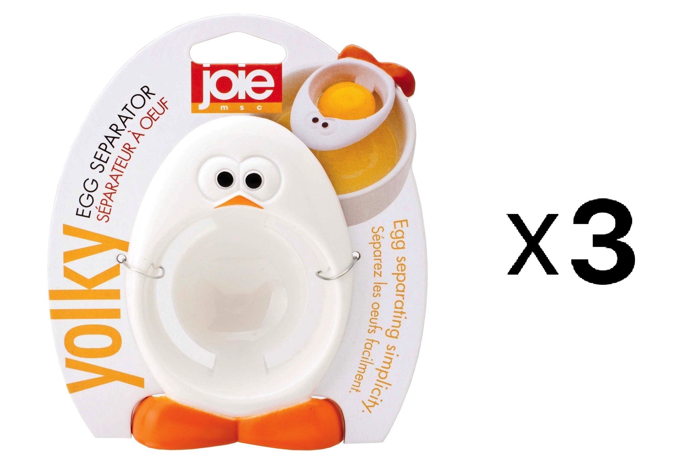 Joie MSC Yolky Plastic Egg Separator with Bowl Clip (3Pack) eBay