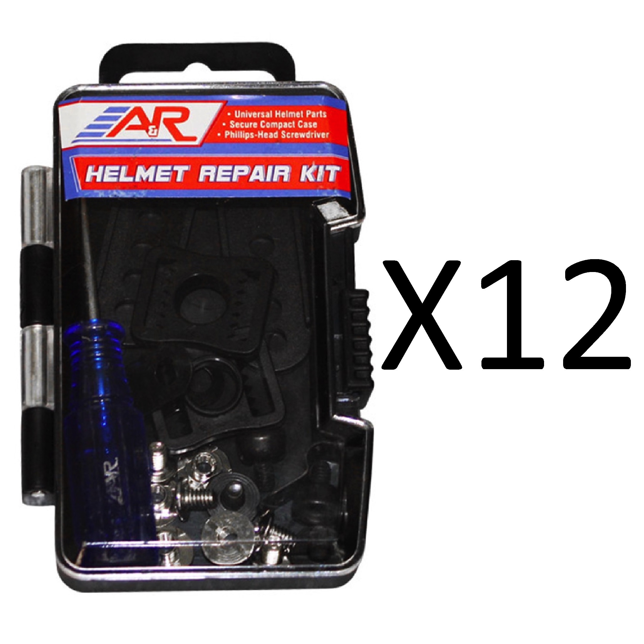 A&R Sports Universal Hockey Helmet Repair KitScrews Clips Buckles Nuts