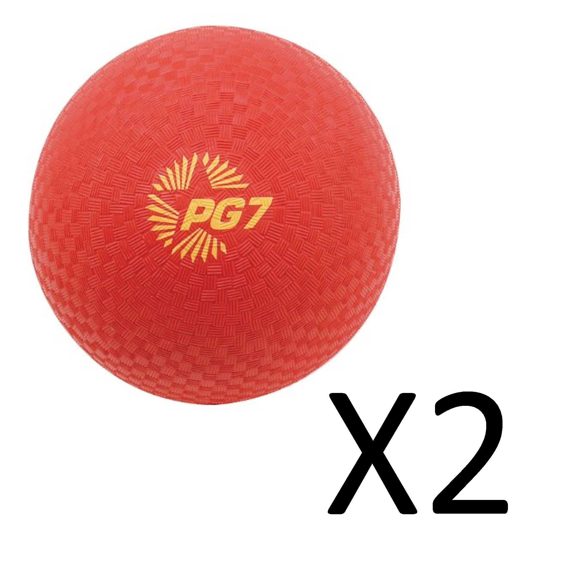 Champion Playground Gym Dodgeball Kickball 7" Nylon Wound 2ply Red