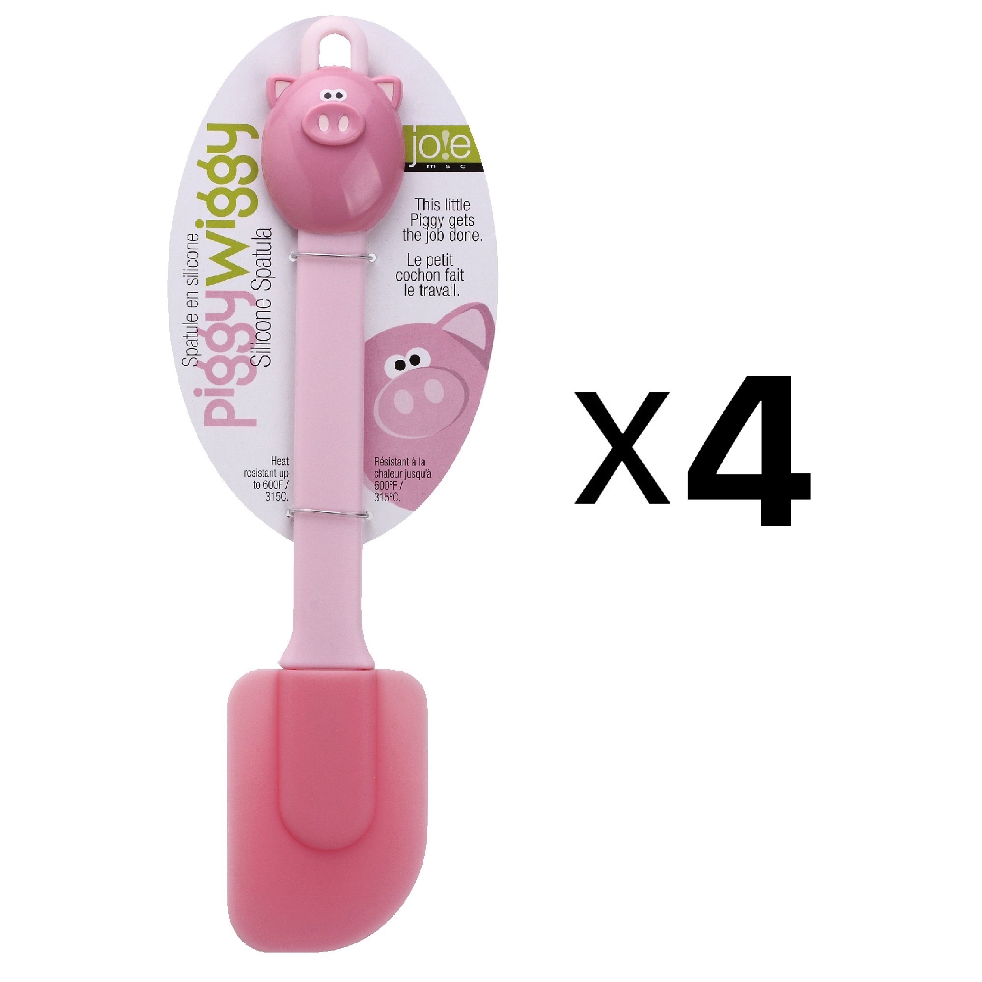 Joie MSC Oink Oink Silicone Spatula with Plastic Handle (4Pack) eBay