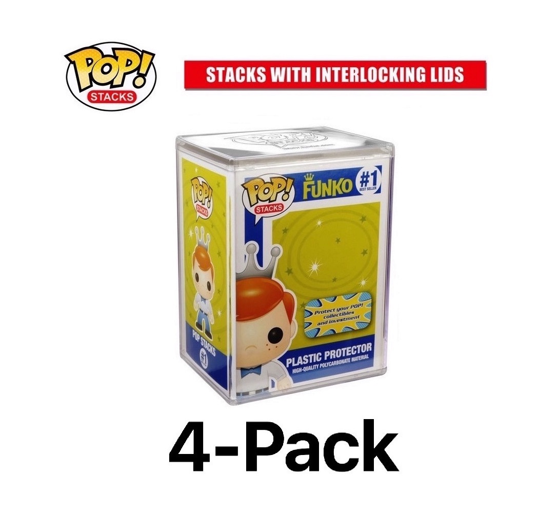 Funko Pop Stacks Plastic Protector Case with Interlocking Lid Item #6520