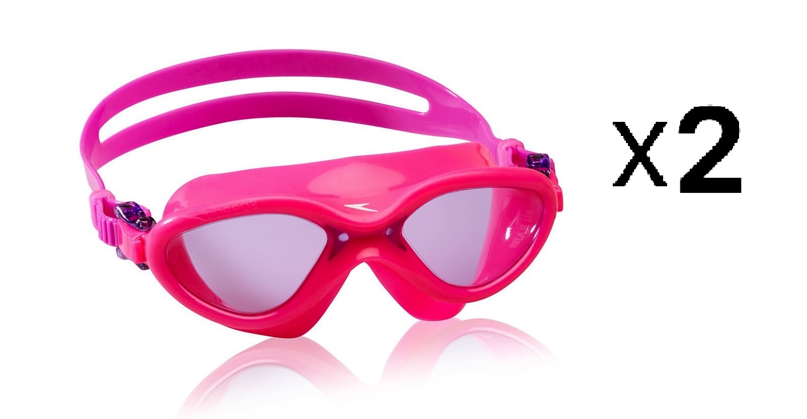 Speedo Kids Hydrospex Classic Swim Mask Kids Swim Mask Pink (2Pack