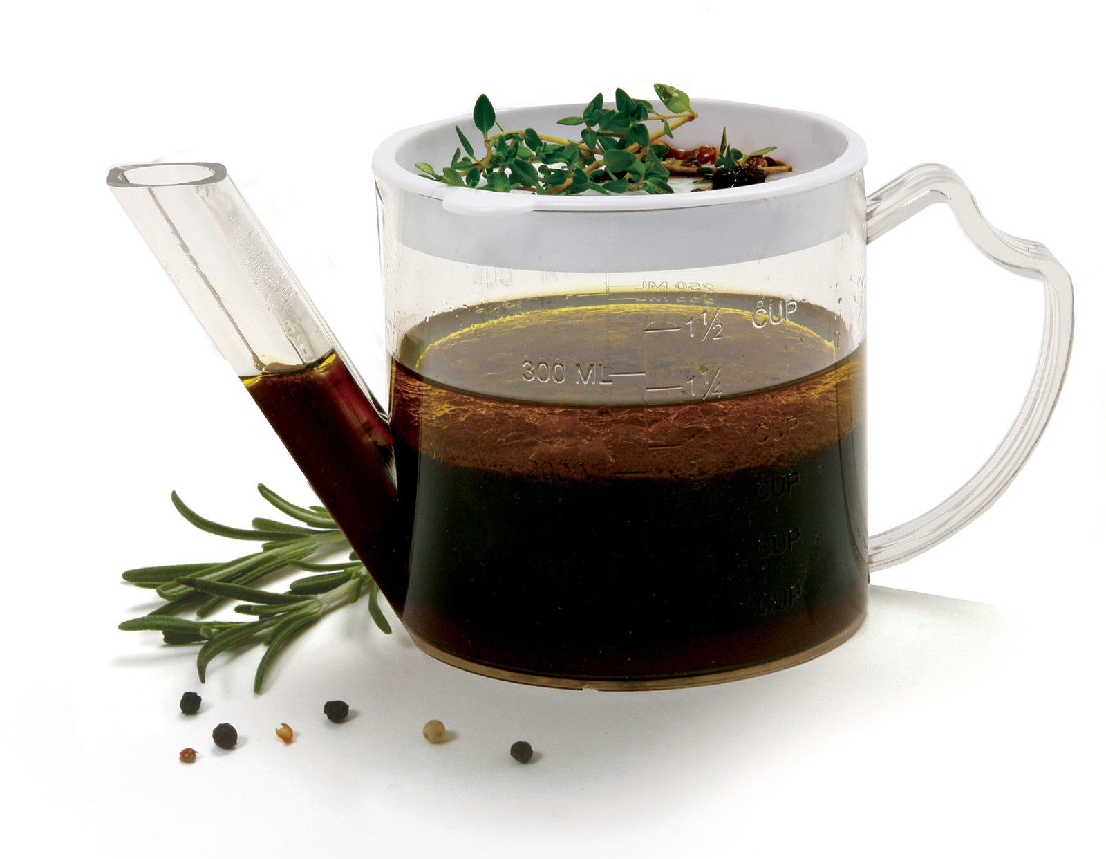 Norpro Gravy Separator 1.75 Cup Strainer/Fat Separator 3.5" X 6.75" X 3