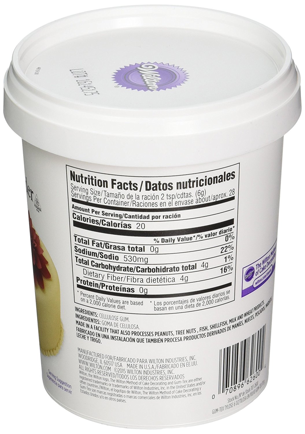 Wilton 7072600 GumTex Tylose Powder Fondant & Gum Paste Strengthening Powder eBay