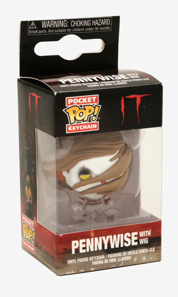 Funko Pocket Pop Keychain IT Pennywise with Wig Vinyl Figure Keychain #31810
