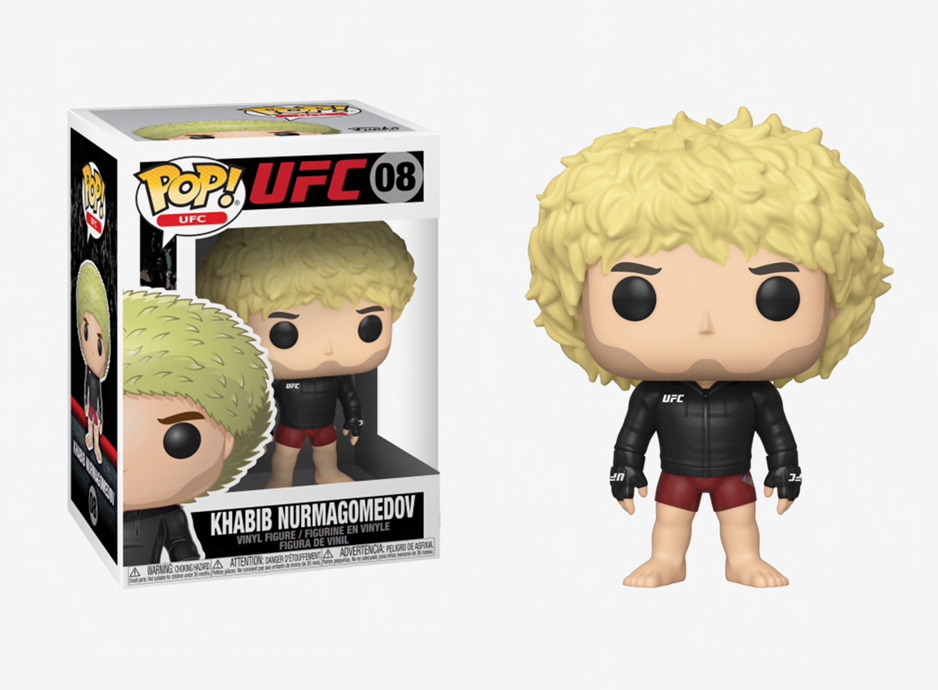 KHABIB NURMAGOMEDOV 08 37801 VINYL FUNKO POP ULTIMATE FIGHTING CHAMPIONSHIP