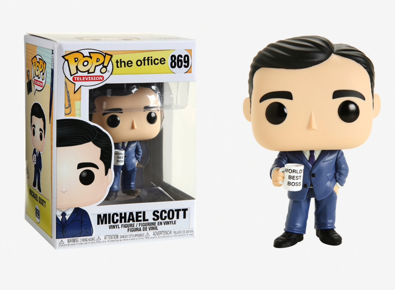 The Office MICHAEL SCOTT #869 Pop Vinyl Figure NEW /& IN STOCK NOW Funko Pop