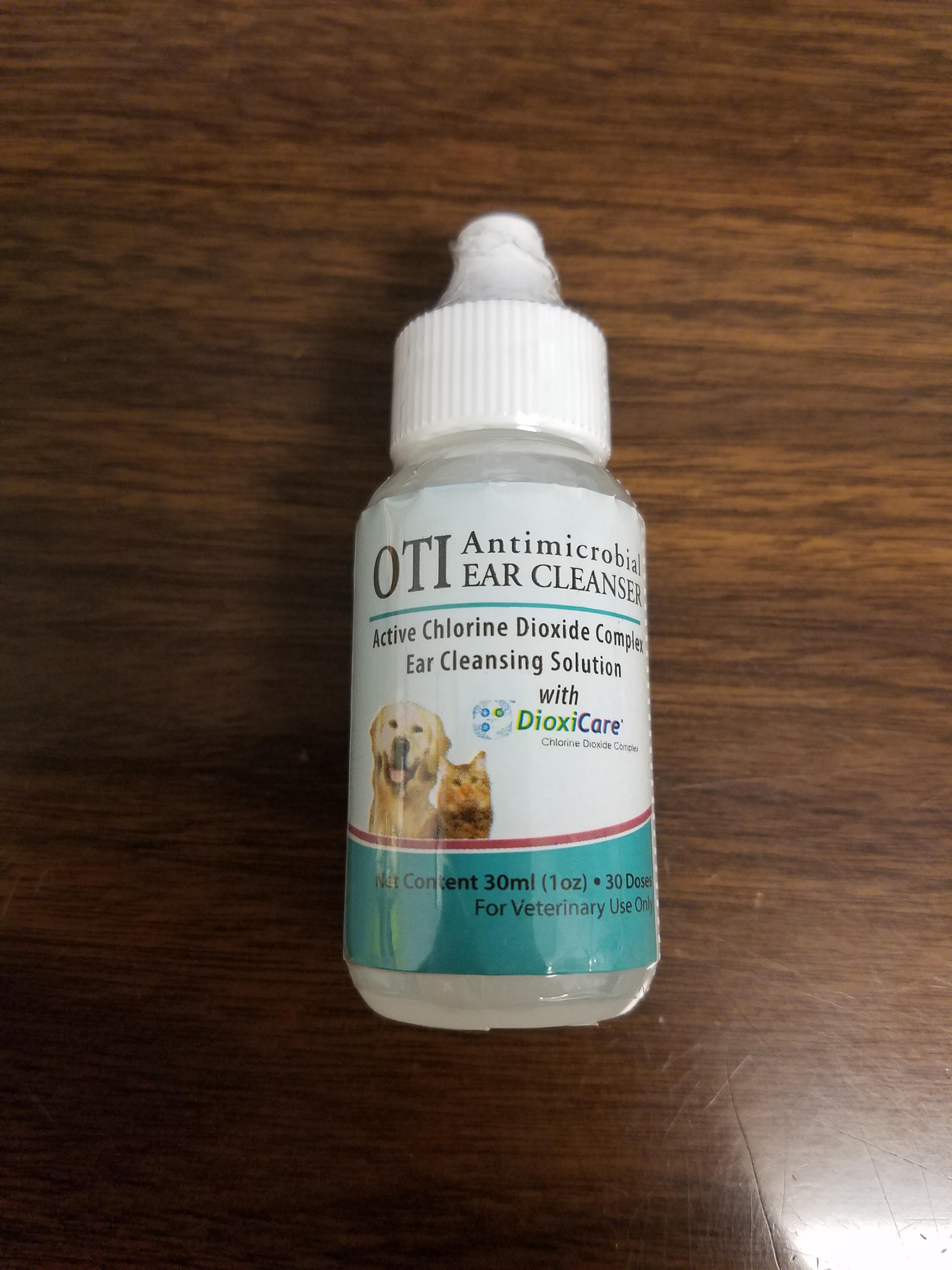 OTI Ear Cleansing Solution Dog Cats Inflammation of External Ear 30 ml