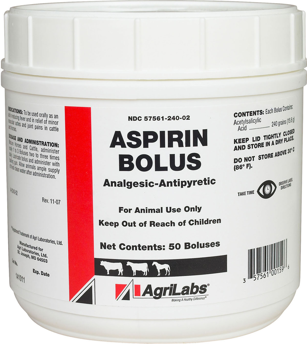 Aspirin Bolus 240 gm Horse Cattle 50 Count 357561001596 eBay