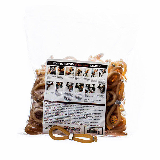 Callicrate Pro Bands Castrate Bull Castration Easy to Use 100 Count