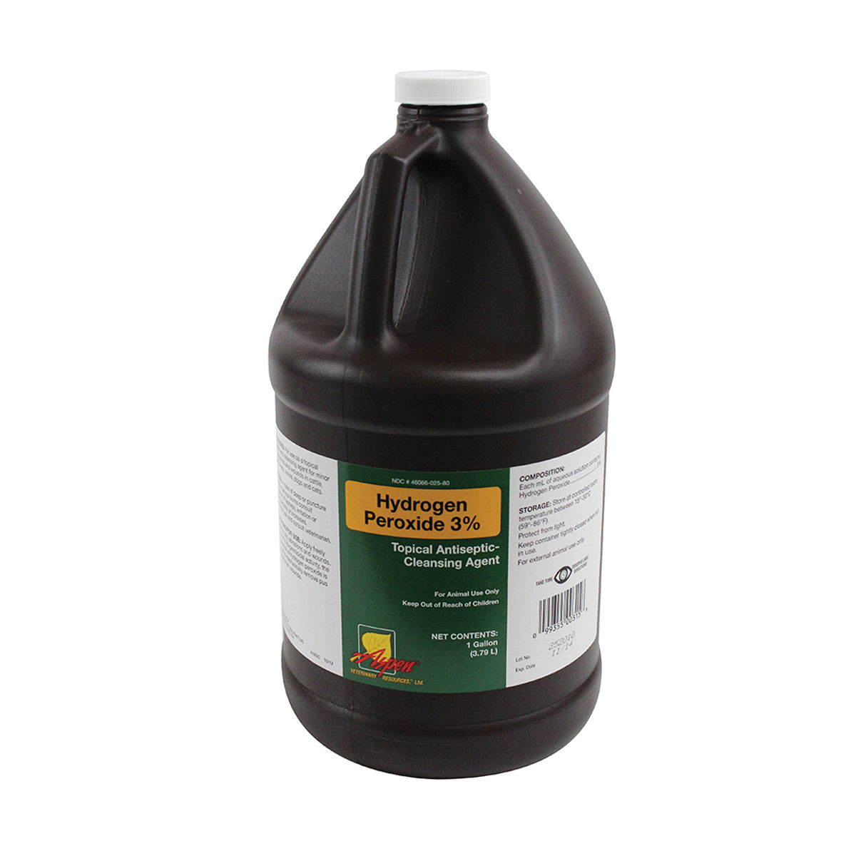 Hydrogen Peroxide 3 Gallon Antiseptic Antibacterial Dogs Cats Horses