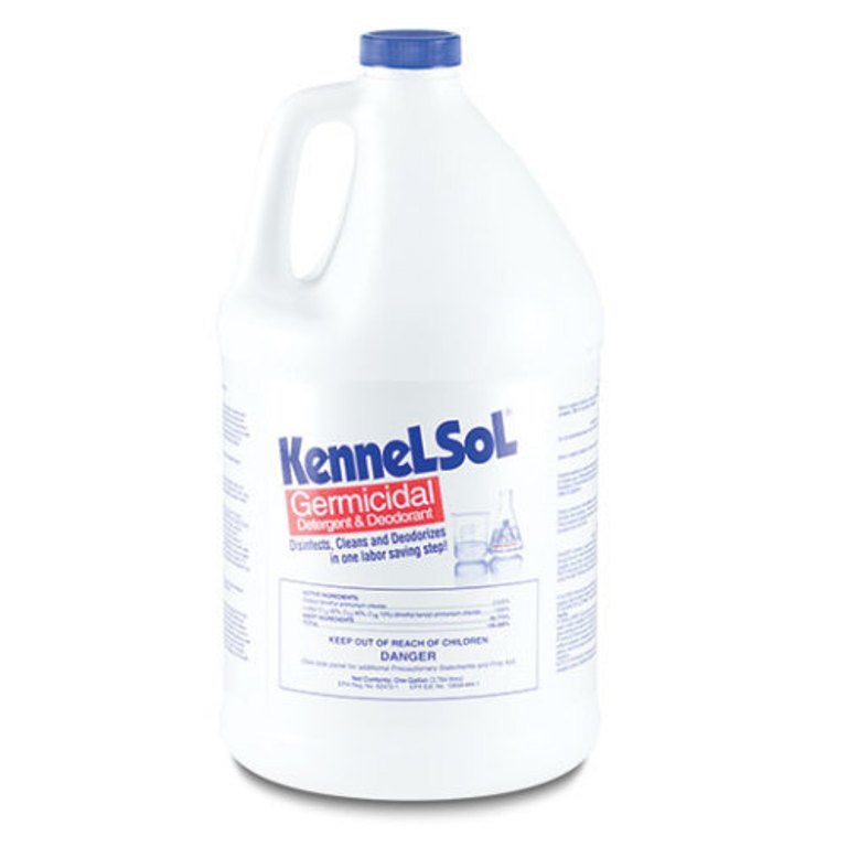 KennelSol Gallon Veterinary & Kennel Disinfectant Dogs Cats Rabbits