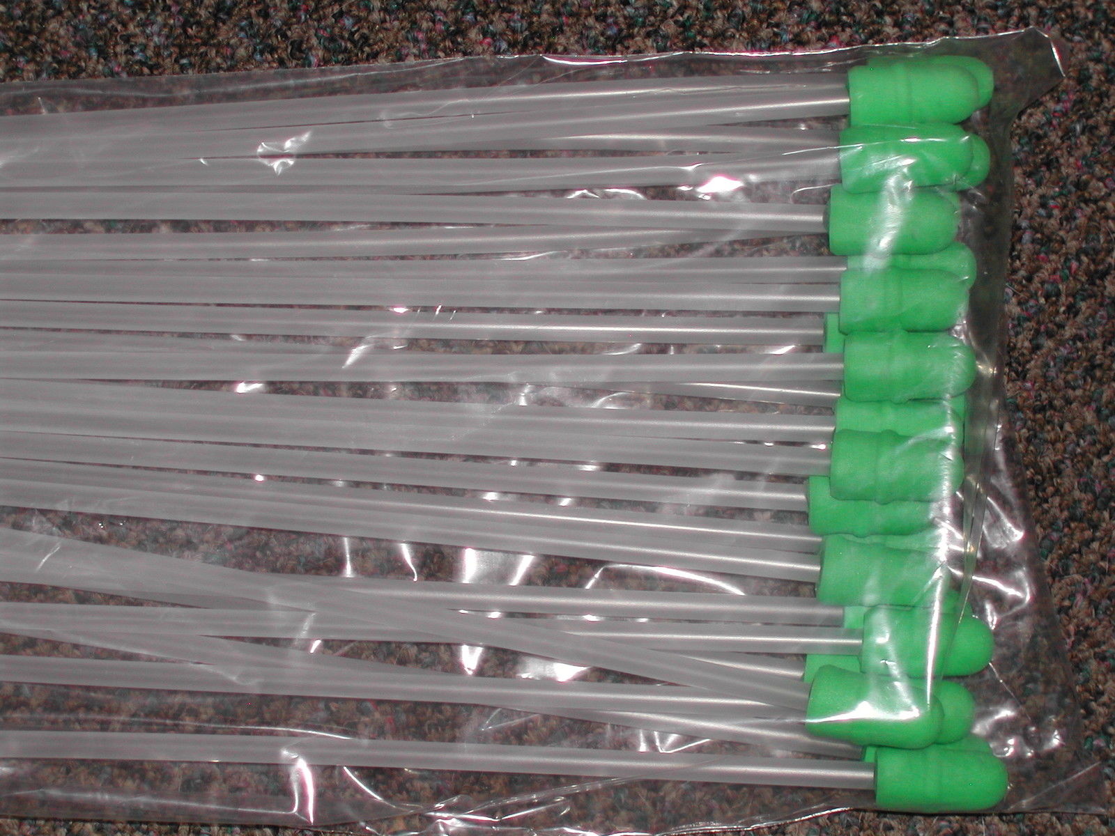 SPIRAL TIP CATHETER Artificial Insemination Rod Foam Tip W//Handle /& Plug 25ct