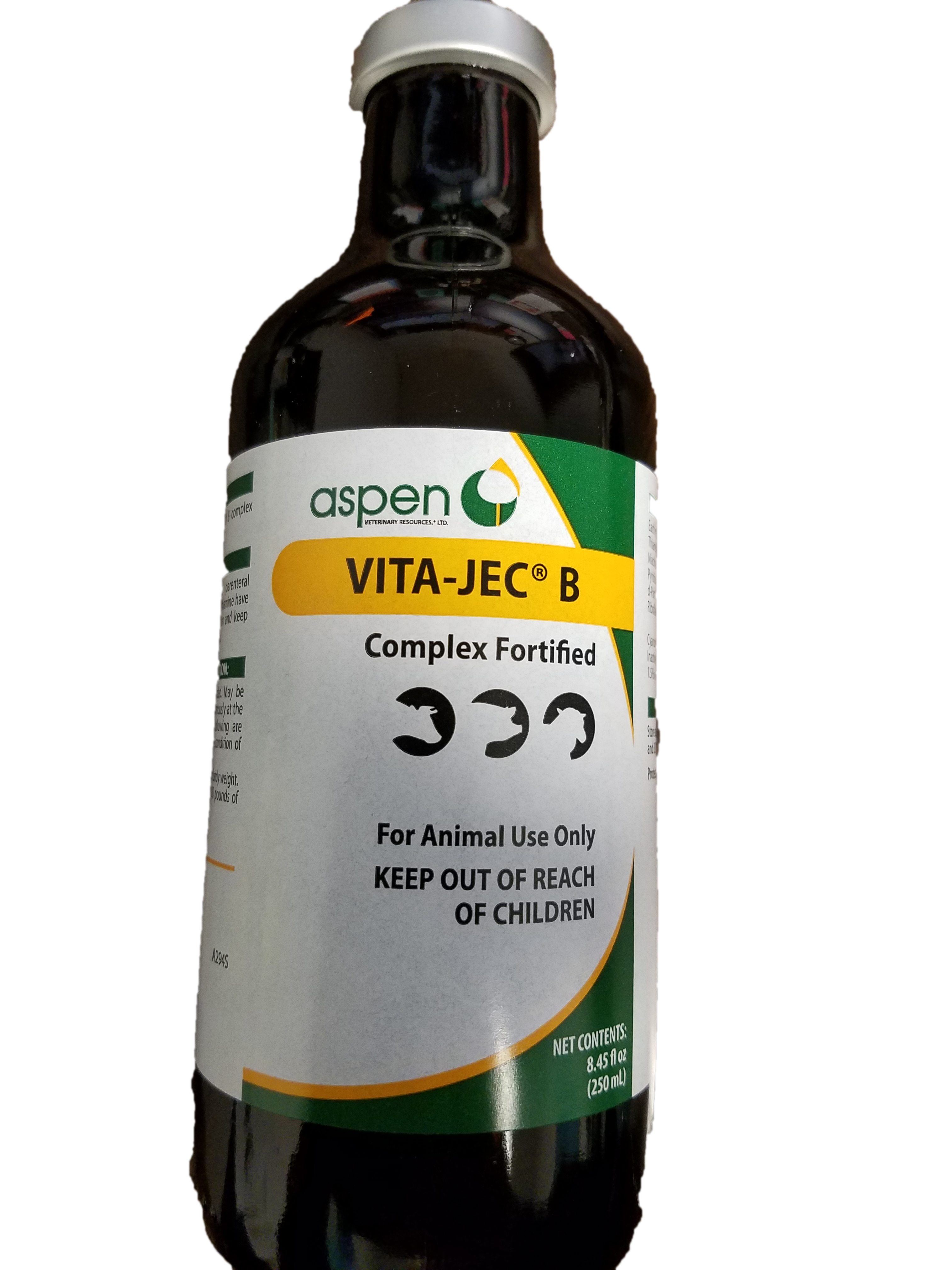 VitaJec B Complex Fortified Vitamin B Cattle Swine Sheep 250 ml