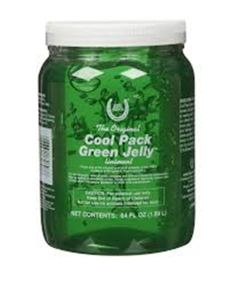 Cool Pack Green Jelly Equine Liniment 64oz Relieve Stiffness Horse