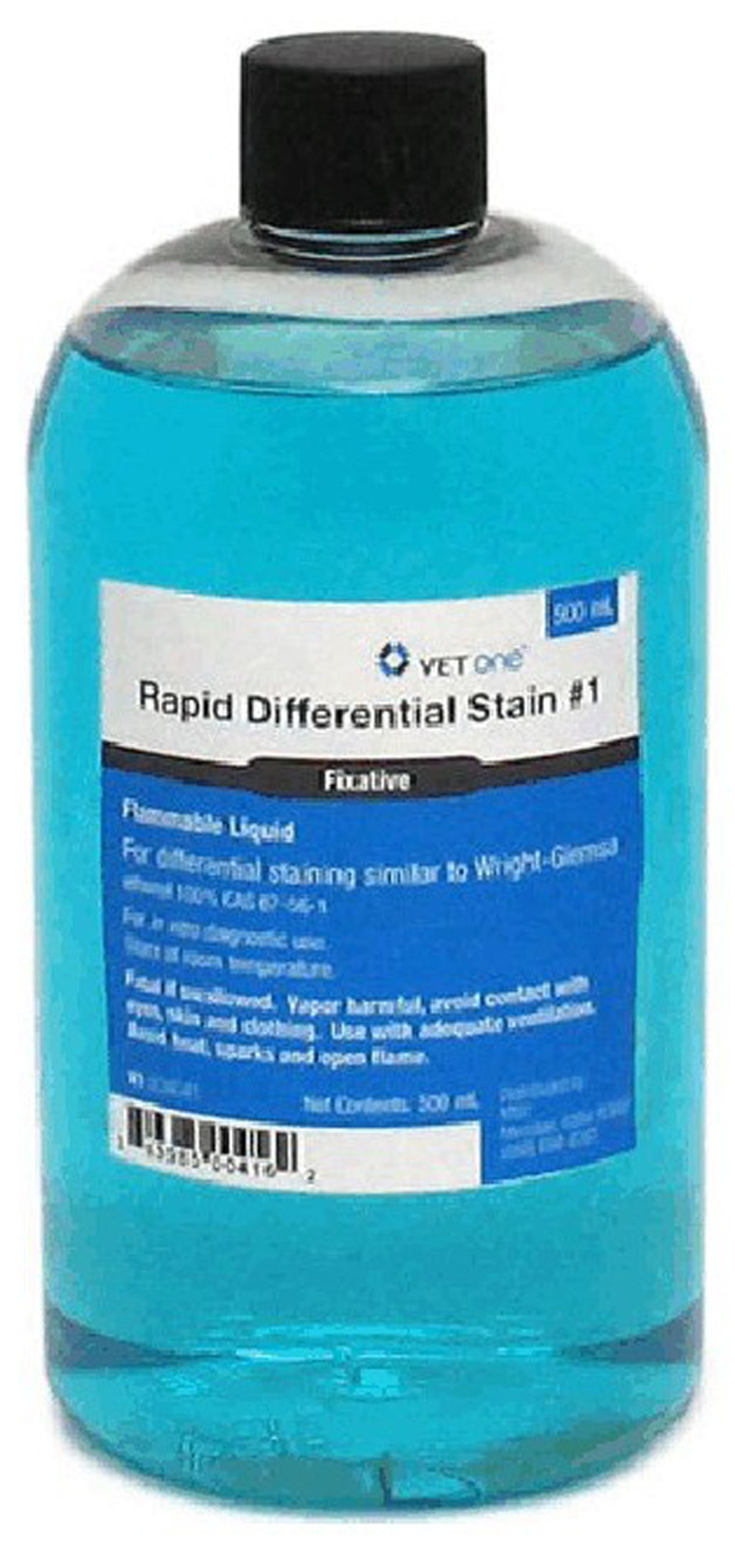 Vet Supply VETONE Rapid Differential Stain Fixative 1 Clear 500 ml