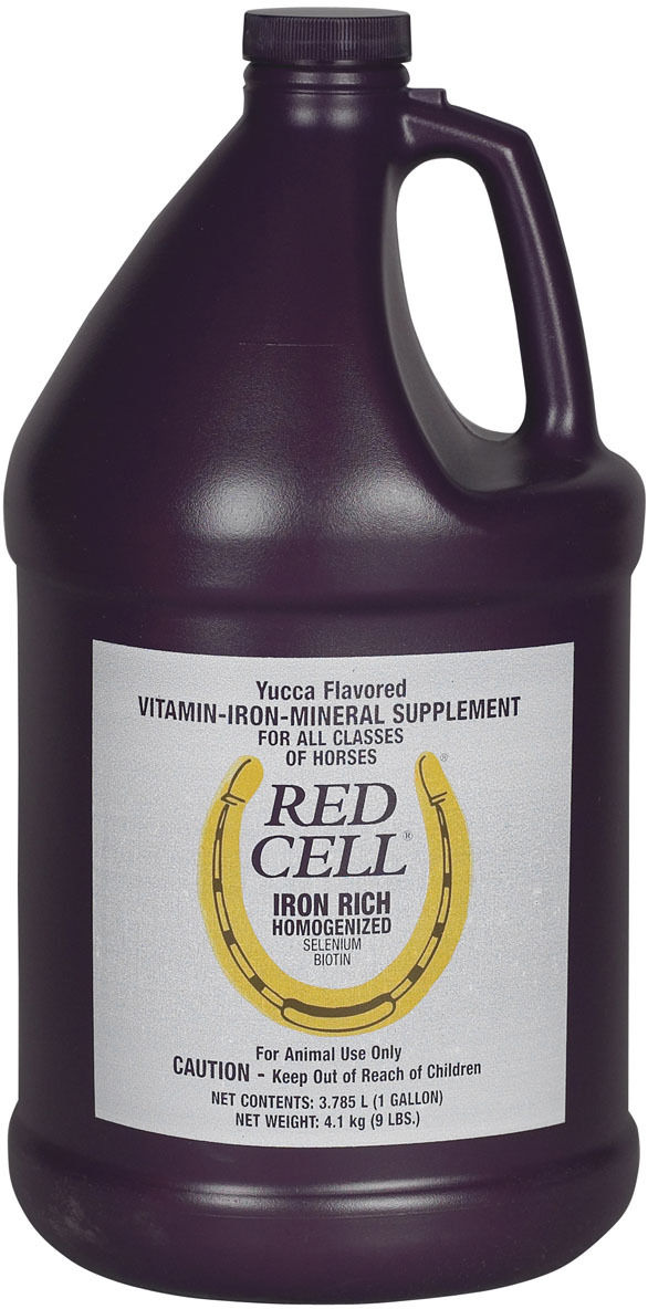Red Cell Liquid 1 Gallon Equine Horse VitaminIronMineral Feed