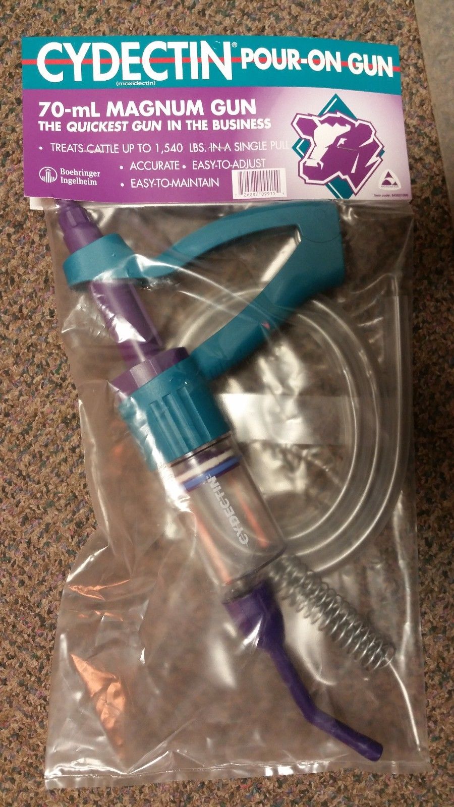 70ml Cydectin Magnum Pour On Gun Applicator Cattle Accurate Adjustable