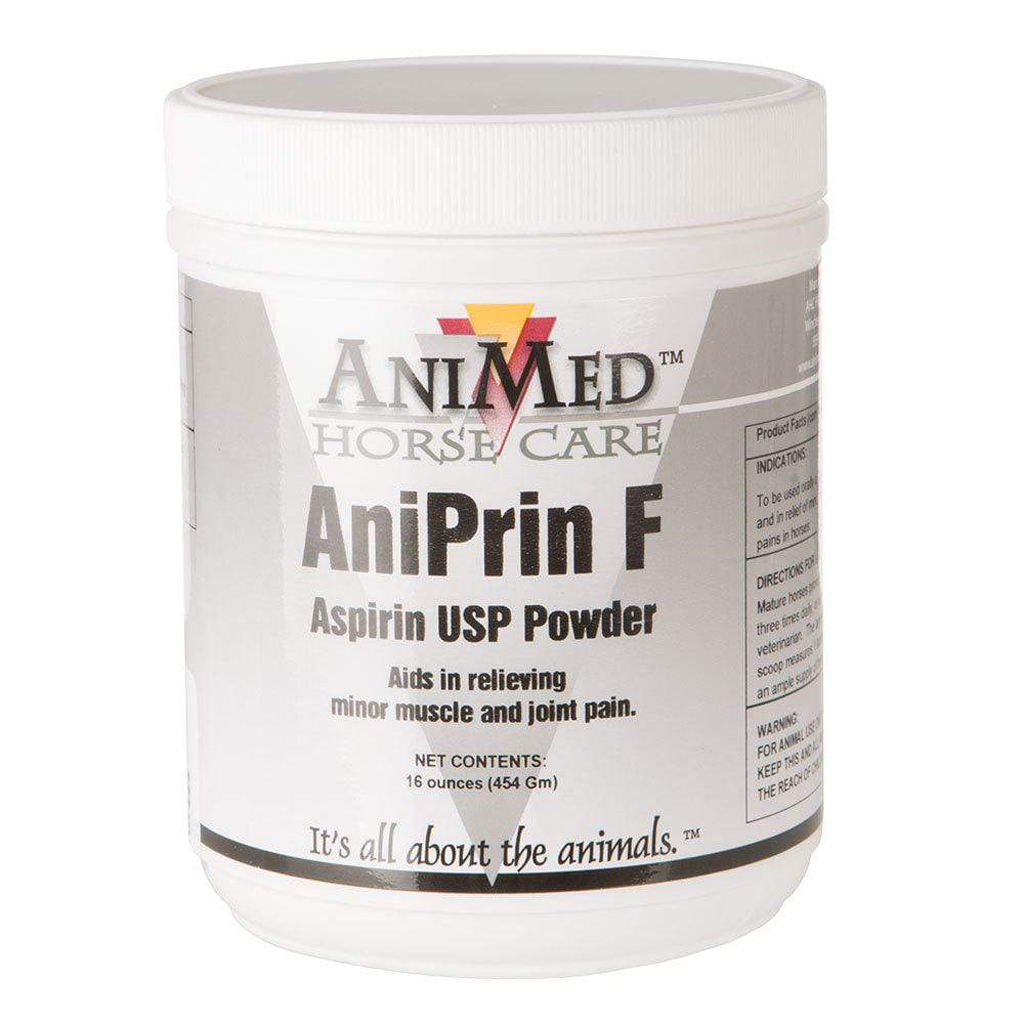 Aniprin F Aspirin Powder 16 oz for Horses Muscular Aches Joint Pains