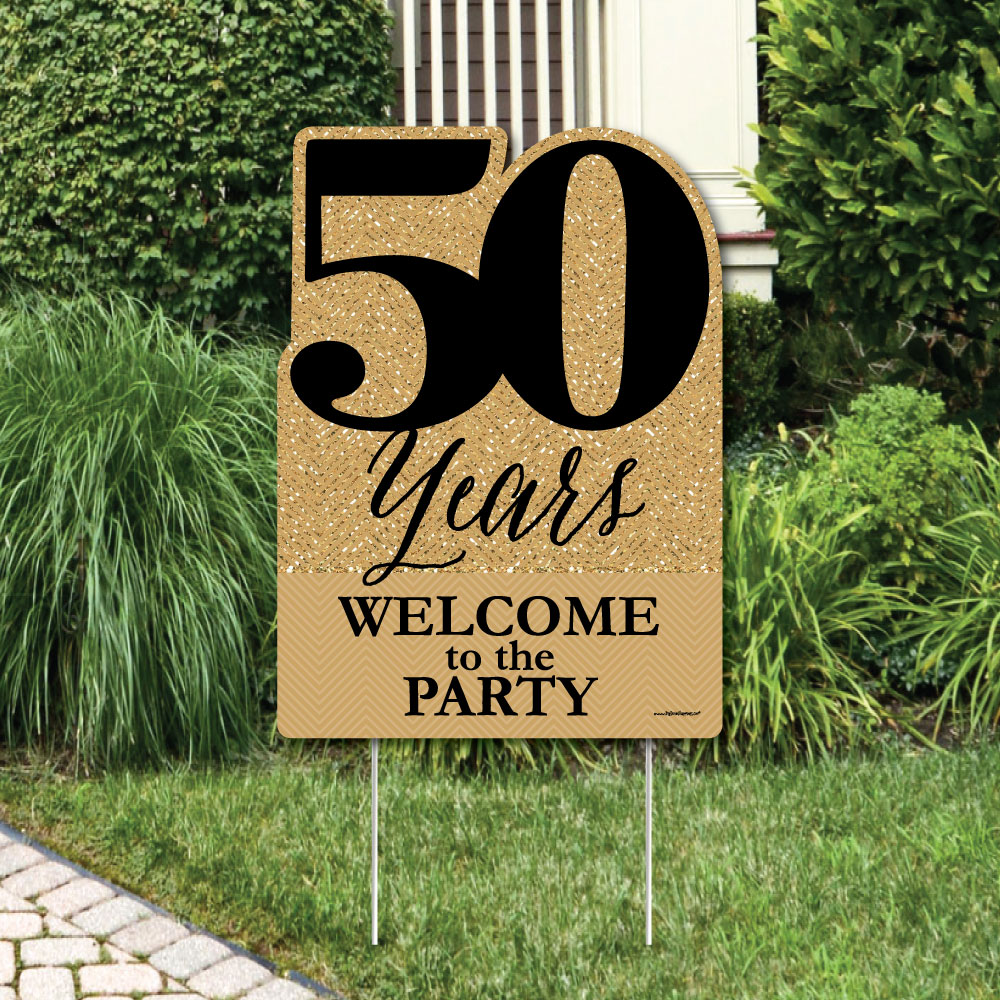 50th-wedding-anniversary-party-decorations-anniversary-party-welcome