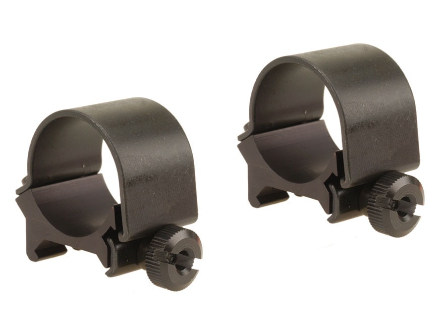 Weaver 1” Extra High Detachable Top Mount Matte Black Scope Rings