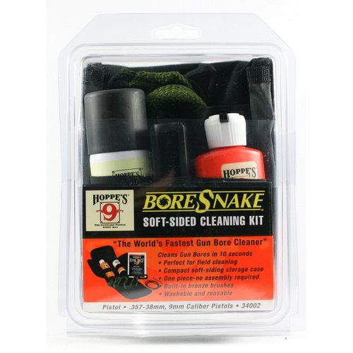 Hoppes 34002 Boresnake Pistol Cleaning Kit 35738/9Mm Caliber Bronze