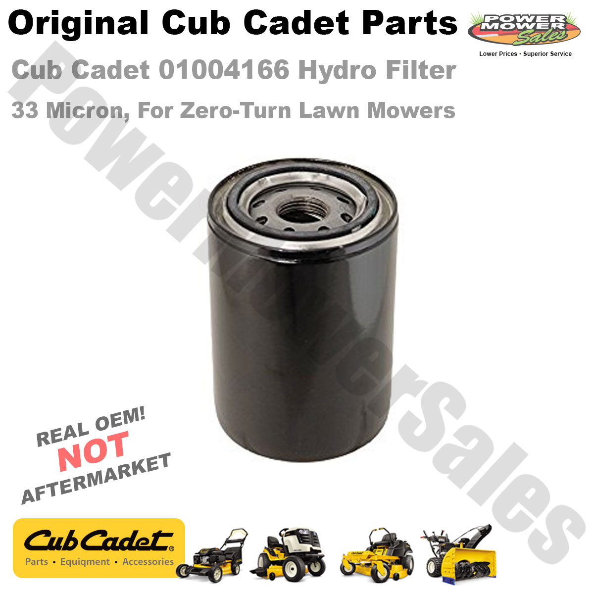 Cub Cadet 01004166 Hydraulic Filter (33 Microns) for ZeroTurn Lawn