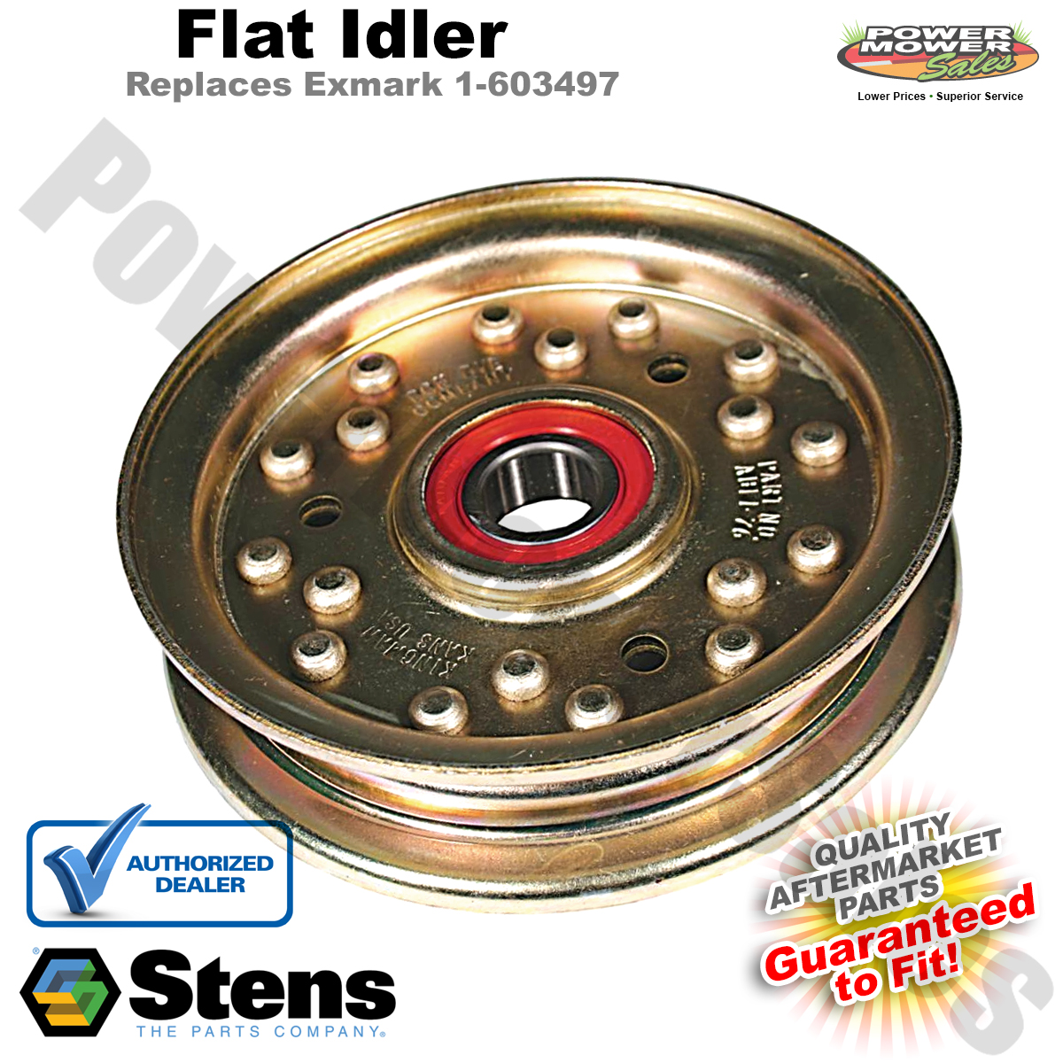 Fits Exmark 1-603497 280-882 Flat Idler