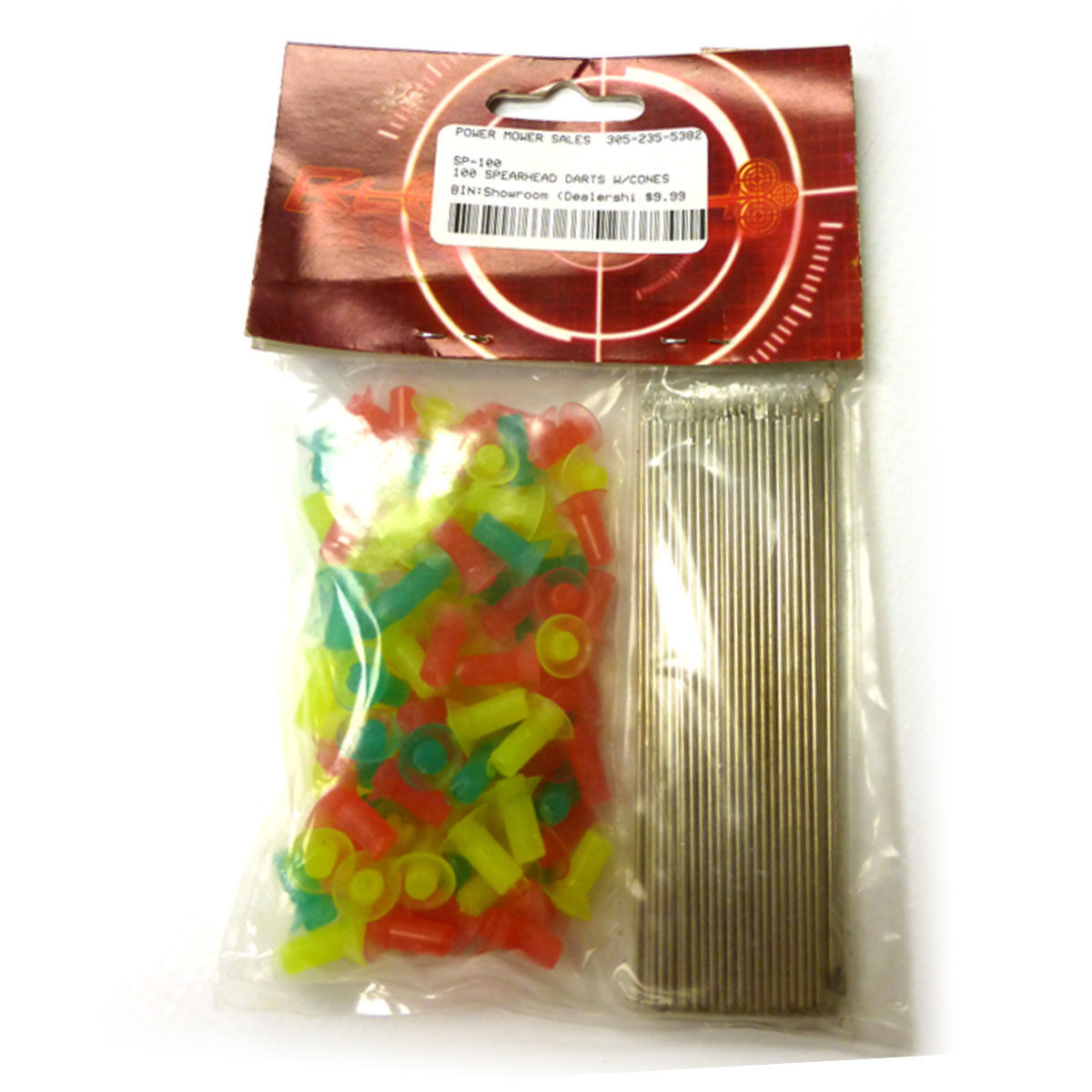 BLOW GUN DARTS Multicolored Pack 100 Spearhead Ammo 4" .40 Caliber /SP