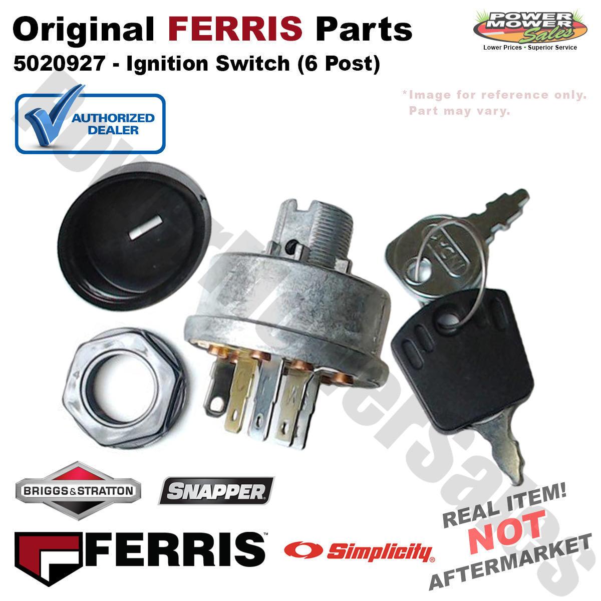 Briggs & Stratton Ignition Switch (6 Post) Ferris Snapper