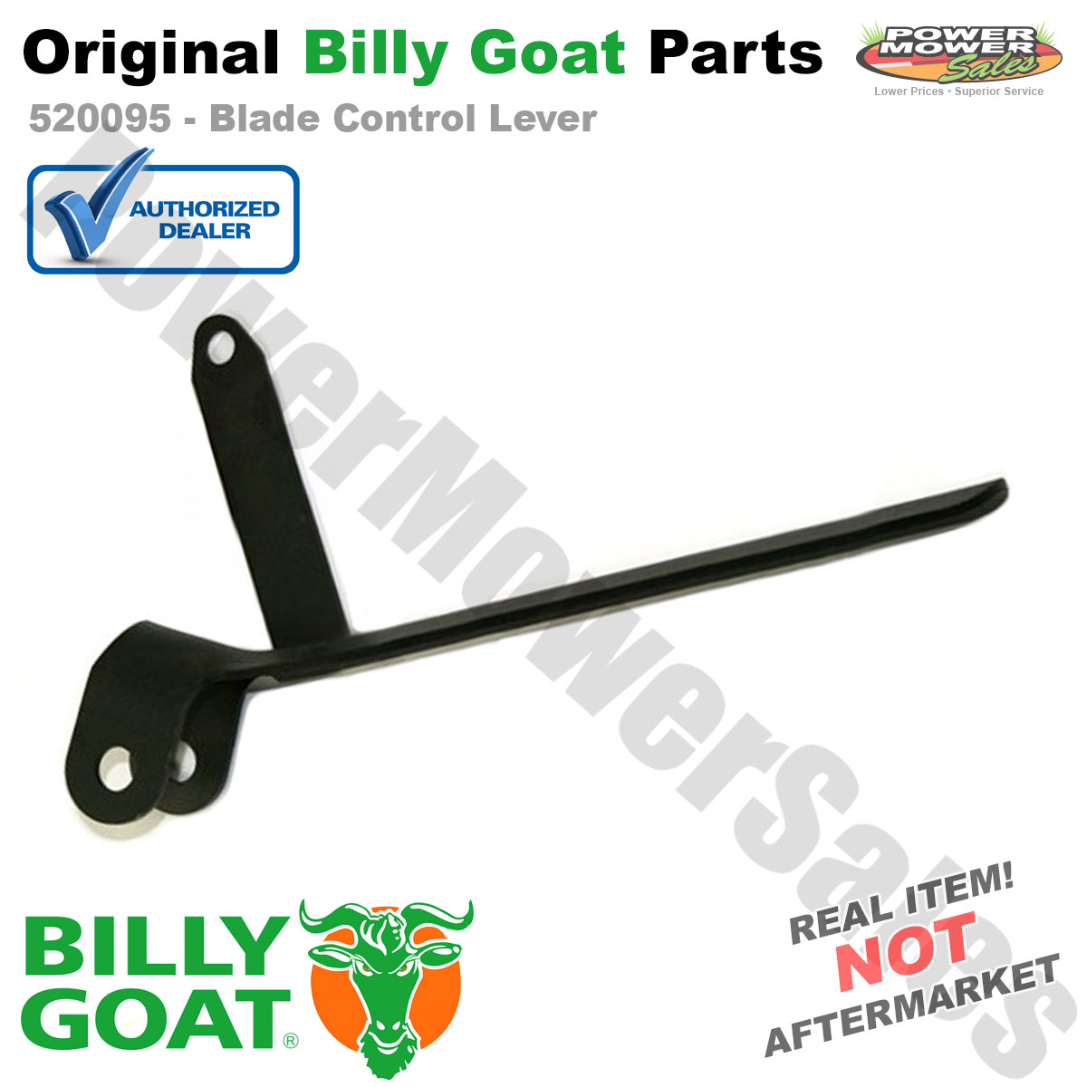 520095 Billy Goat Blade Control Lever for Finish Mowers / 520095S