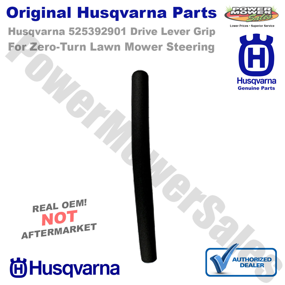 Husqvarna Foam Drive Lever Grip for Z & RZ Series Mowers 461ZX, 541ZX