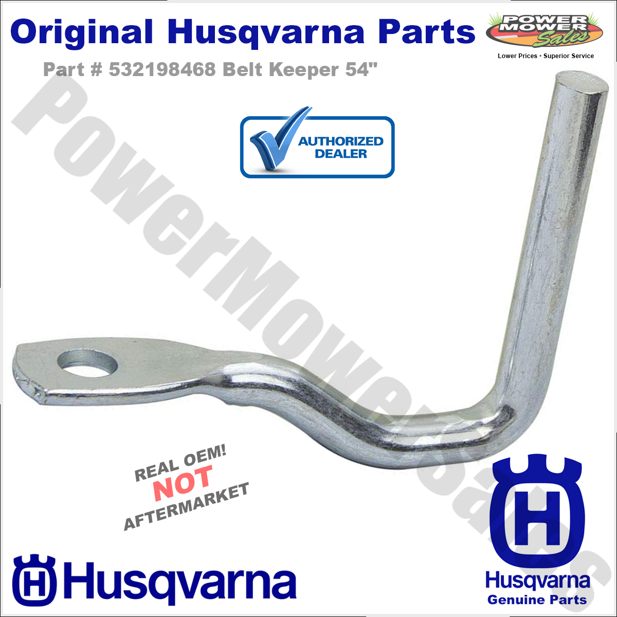 Husqvarna Keeper.Belt.Idler.54T Replaces 198468 Part # 532198468