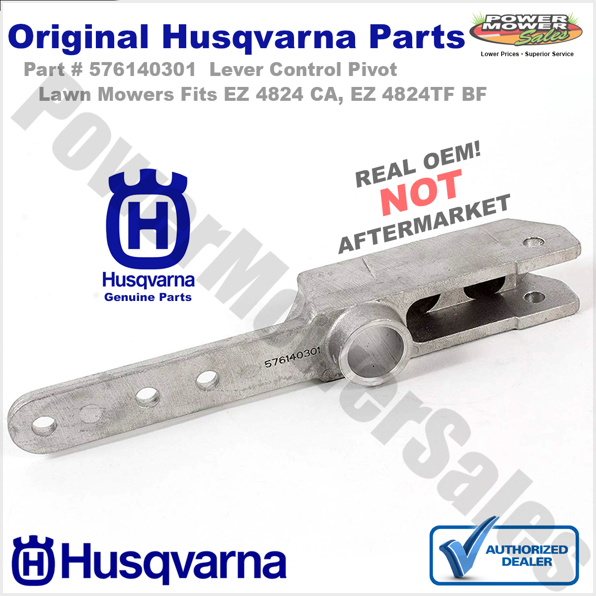 576140301 Husqvarna Lever Control Pivot For Mowers Fits EZ, RZ, Z