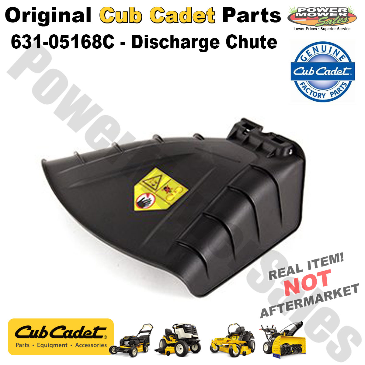 Cub Cadet Replacement Discharge Chute for Lawn Mowers / 63105168C 45079941403 eBay