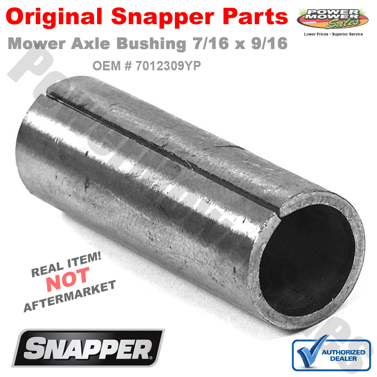 7012309YP 7012309 12309 7022375 22375 OEM Snapper Mower Axle Bushing 7/16 x 9/16 eBay