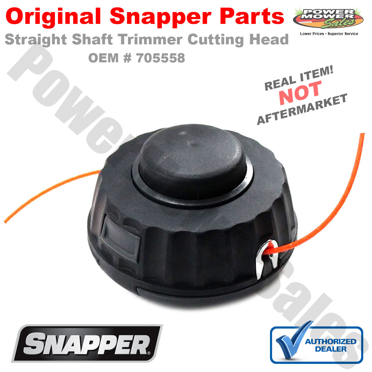 705558 Genuine Snapper Briggs & Stratton Simplicity Trimmer Cutting