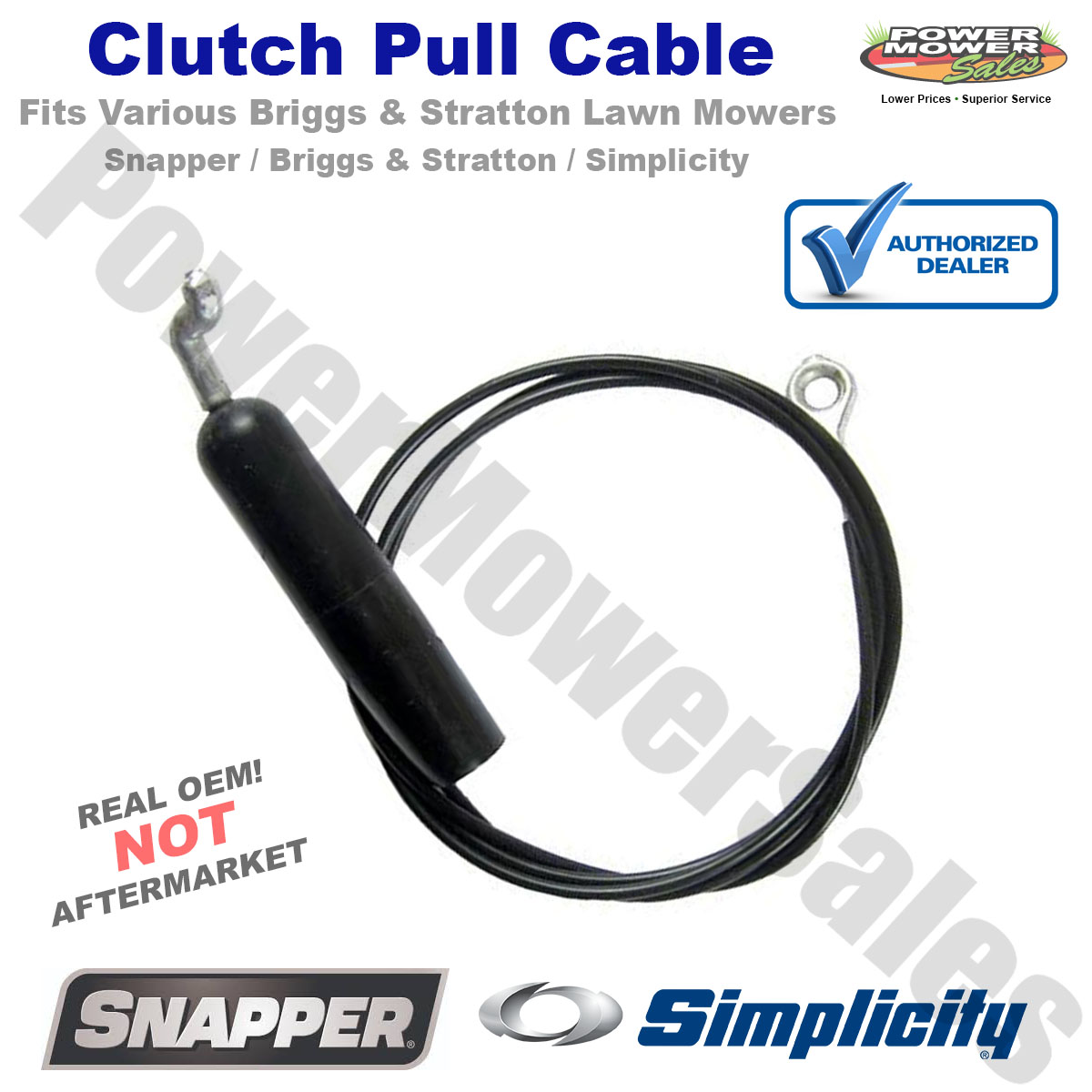 7072932YP 7072932 Clutch Pull Cable for Snapper Simplicity Murry 21
