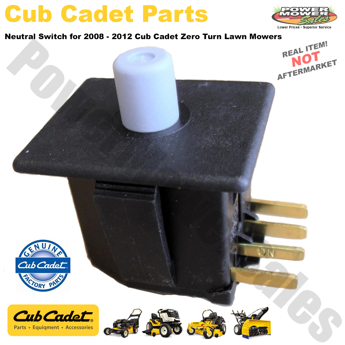 92504165 Neutral Switch for 2008 2012 Cub Cadet Zero Turn Lawn