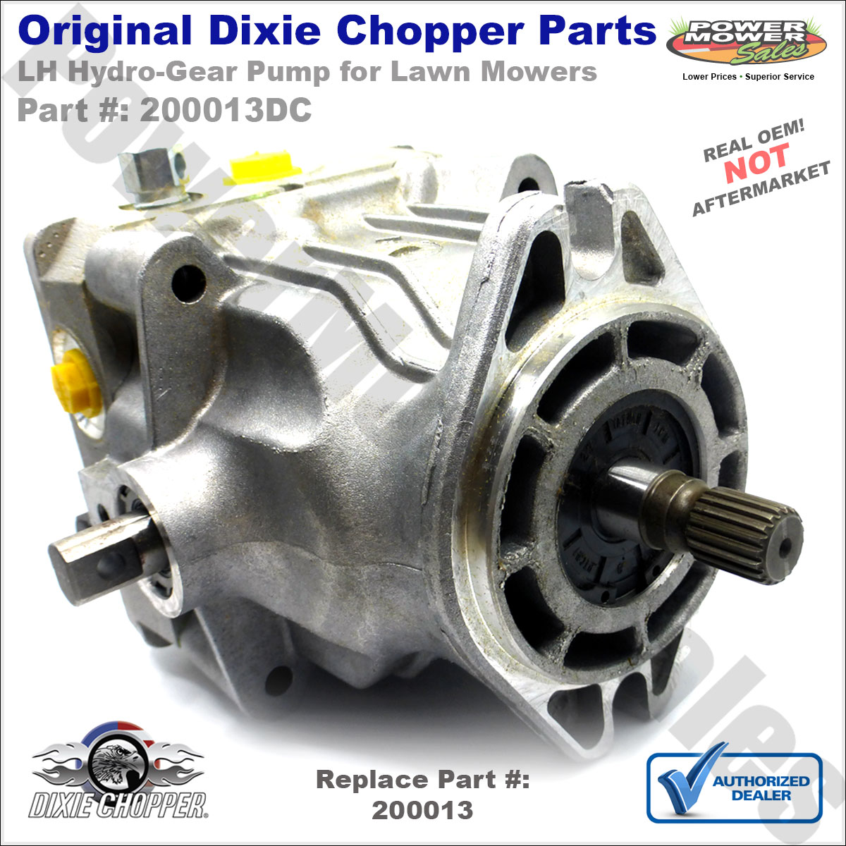Dixie Chopper Left Hand Hydro-Gear Pump Zero Turn Lawn