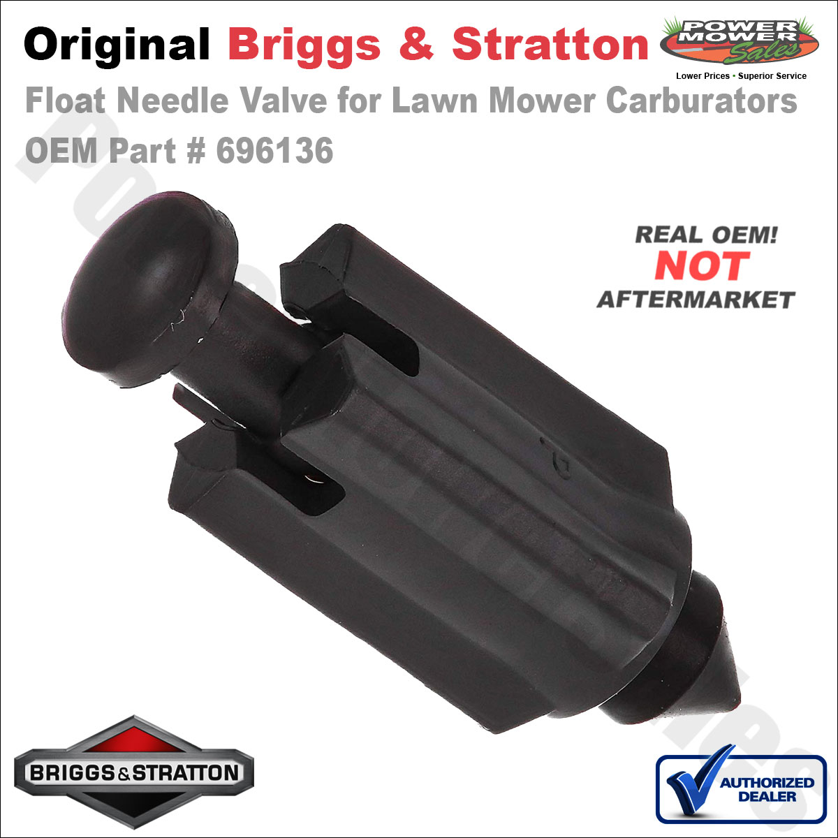 Float Needle Valve For Mower Carburators Briggs U0026 Stratton 696136 694922