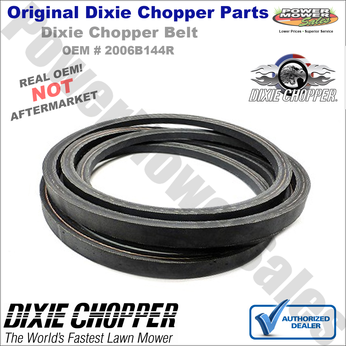 OEM Dixie Chopper Belt V Super II 144